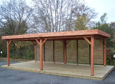 pergola en bois thermotraité